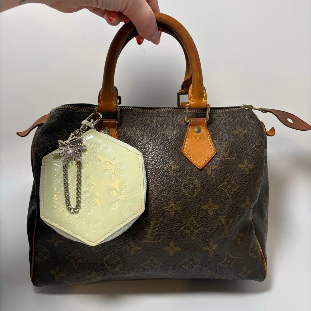 Louis Vuitton Porte Monnaie Flocon Bag Charm/Coin Purse Snow Flake